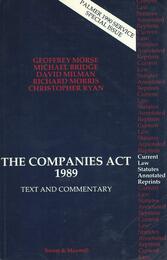 Companies Act 1989: Palmer 1990 Service Special Issue: Supplement