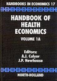 Handbook of Health Economics Volume 1A
