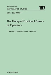 The Theory of Fractional Powers of Operators
