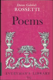 Rossetti: Poems (Everyman's Library)