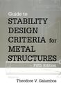 Guide to Stability Design Criteria for Metal Structures
