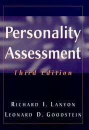 Personality Assessment (Wiley Series in Personality Processes)