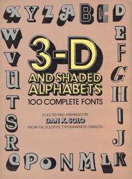 3-D and Shaded Alphabets (Dover Pictorial Archive Series)