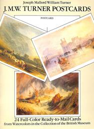 J. M. W. Turner Postcards: 24 Full-Color Ready-to-Mail Cards from Watercolors in the Collection of the British Museum