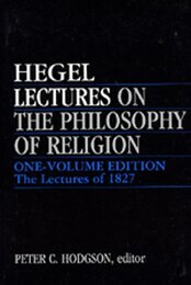 Lectures on the Philosophy of Religion: The Lectures of 1827