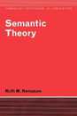 Semantic Theory (Cambridge Textbooks in Linguistics)
