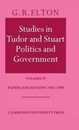 Studies in Tudor and Stuart Politics and Government: Volume 4 Papers and Reviews 1982?1990 (Papers and Reviews 1983-1990 Vol. 4)