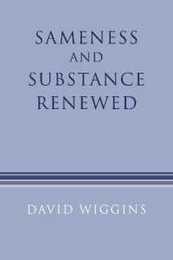 Sameness and Substance Renewed 2ed