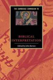 The Cambridge Companion to Biblical Interpretation (Cambridge Companions to Religion)