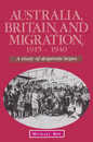 Australia Britain and Migration 1915-1940: A Study of Desperate Hopes (Studies in Australian History)