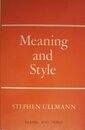 Meaning and Style (Language & Style S.)