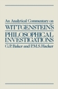 An Analytical Commentary on Wittgenstein's Philosophical Investigations