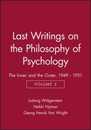 Last Writings on the Philosophy V 2