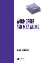 Word Order and Scrambling (Explaining Linguistics)