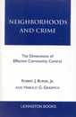 Neighborhoods and Crime: The Dimensions of Effective Community Control