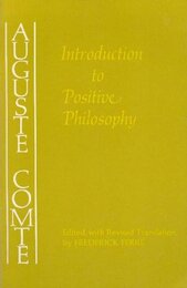 Introduction to Positive Philosophy
