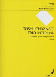 SJ1068 一柳慧:トリオ・インターリンク ヴァイオリン、ピアノ、打楽器のための
