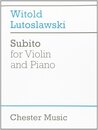 Subito for Violin and Piano