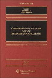 Commentaries and Cases on the Law of Business Organization