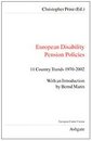 European Disability Benefit Policy: Progressing Towards Efficiency (Public Policy and Social Welfare)