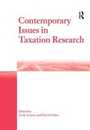 Contemporary Issues in Taxation Research (Business/Management Studies S)