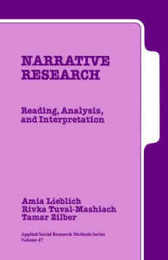 Narrative Research: Reading Analysis and Interpretation