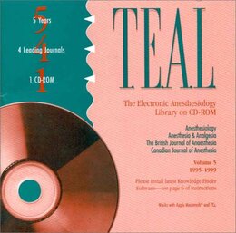 The Electronic Anesthesiology Library on CD-ROM