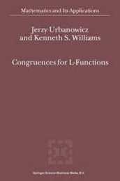 Congruences for L-Functions (Mathematics and Its Applications 511)