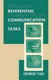 Referential Communication Tasks (Second Language Acquisition Research Series)