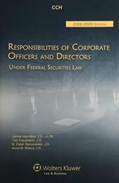 Responsibilities of Corporate Officers and Directors Under Federal Securities Laws