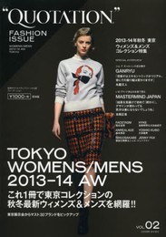 QUOTATION FASHION ISSUE vol.02 2013-14 AW TOKYO ([テキスト])