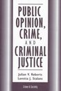 Public Opinion Crime And Criminal Justice (Crime & Society)