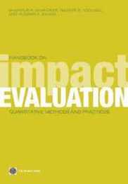 Handbook on Impact Evaluation: Quantitative Methods and Practices (World Bank Training)