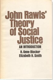John Rawl's Theory of Social Justice