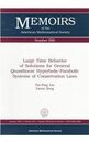 Large Time Behavior of Solutions for General Quasilinear Hyperbolic-Parabolic Systems of Conservation Laws (Memoirs of the American Mathematical Society)