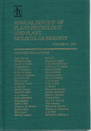 Annual Review of Plant Physiology and Plant Molecular Biology: 1993 (Annual Review of Plant Biology)