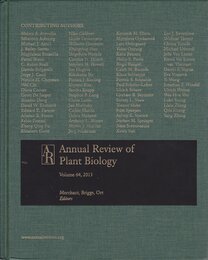 Annual Review of Plant Biology 2013