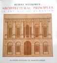 Architectural Principles in the Age of Humanism