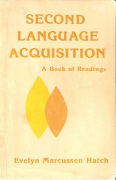 Second Language Acquisition: A Book of Readings