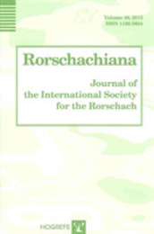 Rorschachiana: Journal of the International Society for the Rorschach; Issues 1 & 2 2015