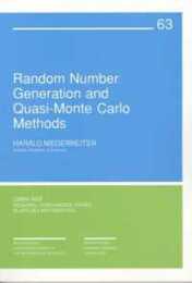 Random Number Generation and Quasi-Monte Carlo Methods (CBMS-NSF Regional Conference Series in Applied Mathematics Series Number 63)
