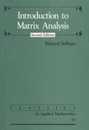 Introduction to Matrix Analysis (Classics in Applied Mathematics Series Number 19)