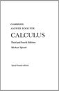 Combined Answer Book to Calculus Third and Fourth Editions spiral bound edition