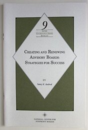 Creating and Renewing Advisory Boards (NCVO management)