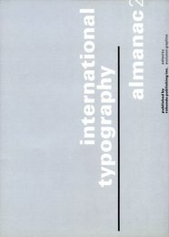 国際タイポグラフィ年鑑 2 (International Typographic Almanac)
