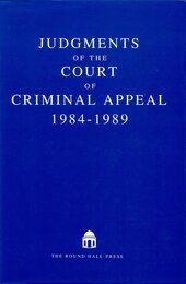 Judgments of the Court of Criminal Appeal