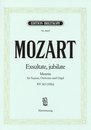 モーツァルト: モテット「踊れ、喜べ、汝幸いなる魂よ」KV 165/ブライトコップ & ヘルテル社/ピアノ伴奏付声楽