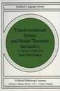 Transformational Syntax and Model Theoretic Semantics: A Case Study in Modern Irish (Studies in Linguistics and Philosophy 9)