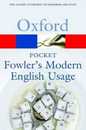 Pocket Fowler's Modern English Usage (Oxford Paperback Reference)