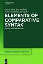 Elements of Comparative Syntax: Theory and Description (Studies in Generative Grammar 127)